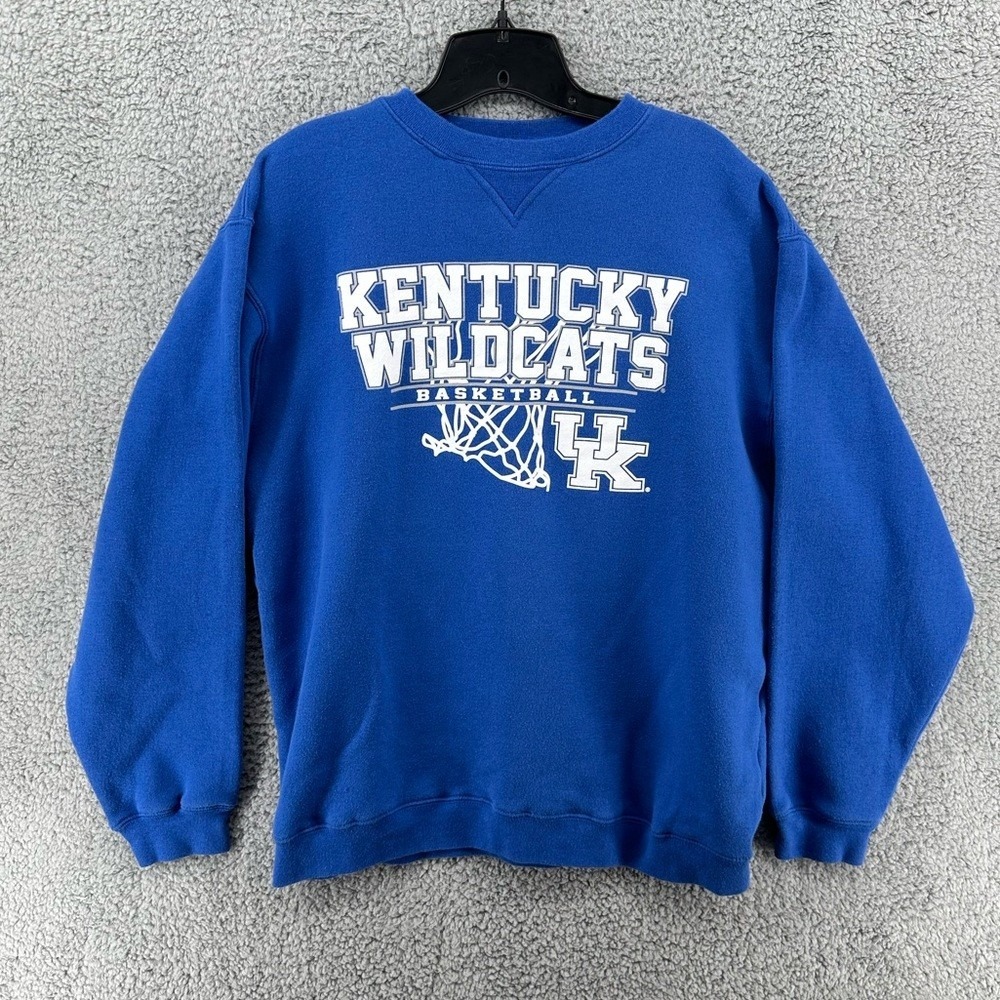 Vintage J. America Kentucky Wildcats Basketball Crewneck Sweatshirt Men's Sz M